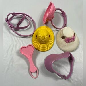 Vintage my Little pony pretty palor accessoires peachy pouliche G1 Hat Set